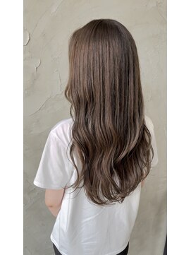 ヘアーアンドケアブラスト(HAIR CARE Blast) 韓国風透明感カラーブリーチなしのミルクティーグレージュ