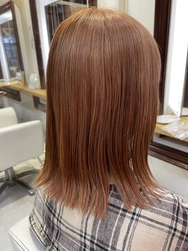 アイズウェスト(I's WEST) アプリコットオレンジ/大人可愛い/函館美容室