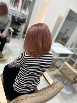 カリーナ(CARINA) ピンクまろやかブラウン/トリプルカラー