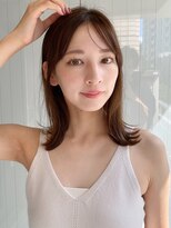 エトラ 渋谷店(etora)&nbsp;前髪 外ハネボブ ワイドバング イメチェン 美髪"