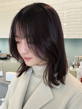 ドープリット(Dope LIT) ラベンダーピンク/髪質改善トリートメント/ロブヘア