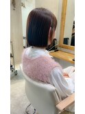 内巻き＊ぷつっとボブ