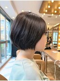 ミニウルフレイヤーカット顔周りカット前髪カットショート/大宮