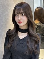 ロンドアヴァントゥス 池袋(Lond aventus)&nbsp;ミニウルフレイヤーカット顔周りカット前髪カット韓国ロング池袋