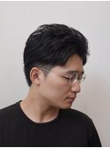 清潔感×ナチュラルビジネスショート刈り上げショート大人メンズ
