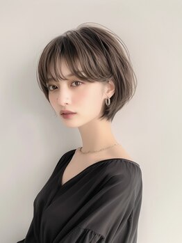 クラン 岡本(Chlan)の写真/【平日】[似合わせカット+カラー¥7700～]骨格に合わせたオーダーメイドカットで360度美しいフォルムを。