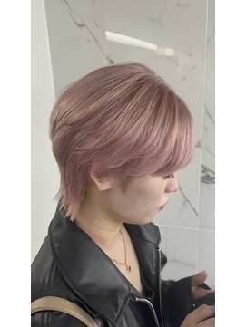 エトワール(ETOILE) 【神戸三ノ宮】メンズブリーチ/ホワイトピンクカラー/ハイトーン