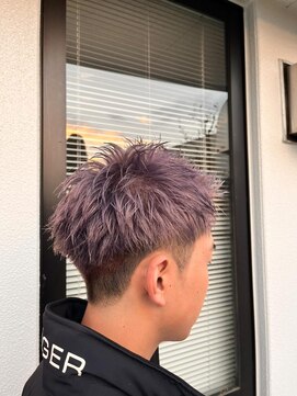 キーマン(KEYMAN) スパイキーショート / シルバーラベンダー