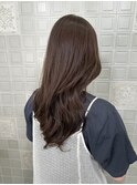 ラベンダーアッシュセミロング