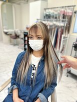ガルボヘアー 心斎橋店(garbohair)&nbsp;心斎橋プルエクステデザインカラーケアブリーチ使用ダイヤモンド