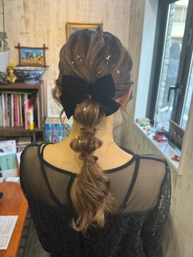 マルコ ヘア サロン(marco hair salon) 一束　シンプルふわふわ編み下ろし