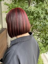 エム インターナショナル 春日部本店(EMU international)&nbsp;艶感が欲しい方に♪レッドアンブレラカラー