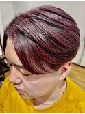 センターパートショート