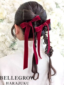 ベルグロー 原宿(BELLEGROW) 髪の毛リボンカチモリヘア