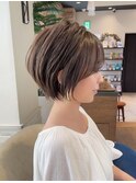 30代40代50代前髪あり銀座小顔大人かわいいくびれショート伊★
