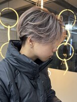 ラ キング(LA KING)&nbsp;メンズバレイヤージュ/刈り上げセンターパート/名古屋