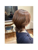 エルサフィロ キタハマ(el zafiro kitahama)&nbsp;30×40×50代×ショートウルフ×ライラックカラー×ツヤ感UP