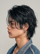 バイフィフス 原宿/表参道(by fifth)&nbsp;メンズシースルーマッシュニュアンスパーマシャドウパーマテテ風