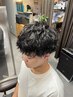 【MEN'S】メンズカット＋波巻きパーマ　￥11900