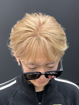 レジェンド(Regend) ホワイトベージュラウンドフェザー