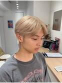 MEN’S HAIR/サーフカール/刈り上げセンターパート/渋谷