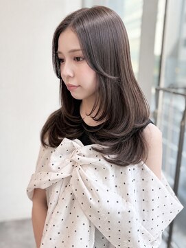 スティル カラン(STILL calin) 韓国ヘアロングレイヤーカット前髪カット