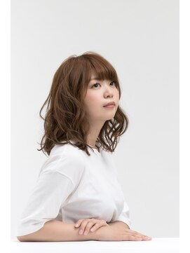 ヘアーズ ギャラリー 米子店(Hair's Gallery) 無造作なカジュアルミディアム/抜け感ヘア/なみなみウェーブ