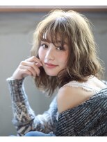 ラべリー 池袋(LOVELEY)&nbsp;ロブノーブルクラシカルバイヤージュチェリーレッドミディ