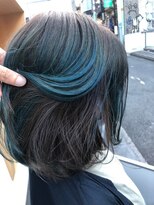 ビヨンドイー(beyond E)&nbsp;アンブレラカラーブルー×グレージュ