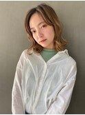 外ハネミディ