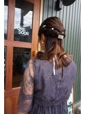 結婚式お呼ばれヘア