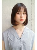 【DaVin中目黒】大人可愛いストレートボブ アッシュブラウン