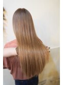 #ハイトーンカラー#ブロンドヘア#ミルクティー#ベージュカラー