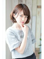 ニコ(NiCO)&nbsp;【NiCO 八戸】大人可愛い 耳かけ 丸みショート ナチュラルボブ♪