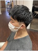 ツーブロック×ショート