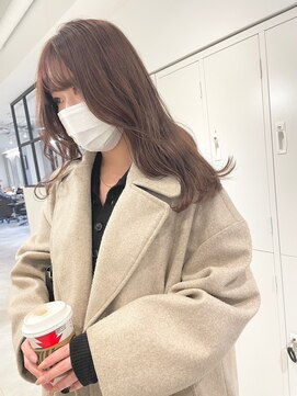 ジーナ 札幌(Zina) 髪質改善＊ほんのりチェリーブラウン＊美髪【Zina 札幌】