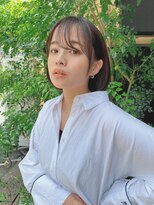 ルービック 梅田茶屋町(Rubik)&nbsp;前下がり耳掛けボブ