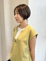 カサネ(casane)&nbsp;ショートボブ／刈り上げショート／グレージュ