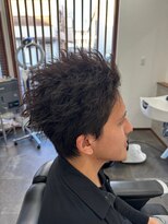 エイト(AITE)&nbsp;波巻きウルフマッシュパーマ<理容室>メンズ/川口/鳩ヶ谷20