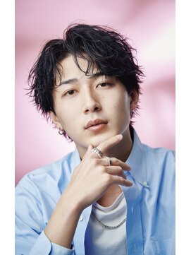 オーシャントーキョー(OCEAN TOKYO) 波巻きマッシュパーマメンズツイストスパイラルツーブロック