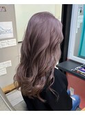 ブリーチカラー ラベンダーグレージュ