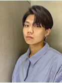 【吉田智哉】メンズパーマ、メンズセンターパート、7:3パート