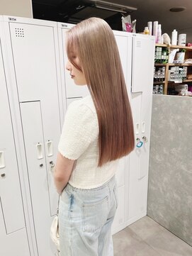 チェレ オレ 新金岡店(Chere ore) ダブルカラー・グラデーショカラー・ミルクティーベージュ UP