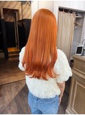 ハーフブリーチ×オータムオレンジ