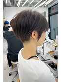 マッシュショート/大人ボブ/簡単スタイリング/くせ毛カット