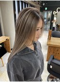 ミルクティー　ハイトーン　ブリーチ　【店長　山本】