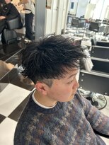 オーシャントーキョー(OCEAN TOKYO) メンズパーマツイスパ波巻きスパイラルマッシュセンターパート