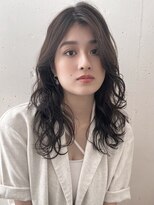 ヘアラウンジ ビーチ 青山 外苑前(hair lounge BEACH) 巻き髪風パーマウェーブへアツヤ髪スタイル