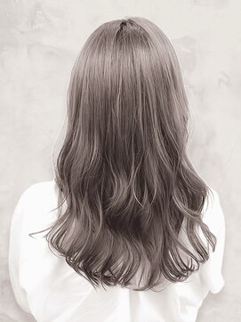 ハピエル ヘアークルー(HAPPYEL hair crew) 20代30代40代大人かっこいいハイライトブリーチ無造作ミディ