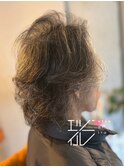 グレイヘアdeパーマ